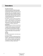 Preview for 12 page of Asko T783C (Spanish) Instrucciones De Operación