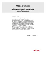 Preview for 1 page of Asko T793C (French) Guide D'Utilisation Et D'Entretien