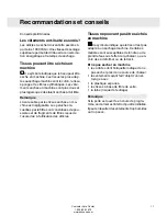 Preview for 11 page of Asko T793C (French) Guide D'Utilisation Et D'Entretien