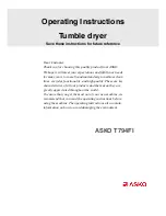 Preview for 1 page of Asko T794 Operating Instructions Manual