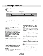 Preview for 10 page of Asko T794 Operating Instructions Manual