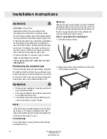 Preview for 22 page of Asko T794 Operating Instructions Manual