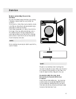 Preview for 23 page of Asko T794C Operating Instructions Manual