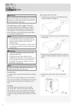 Preview for 20 page of Asko T884XLCHP Operating Instructions Manual