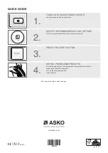 Preview for 24 page of Asko T884XLCHP Operating Instructions Manual