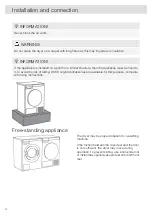 Preview for 12 page of Asko TD75.C37X User Manual