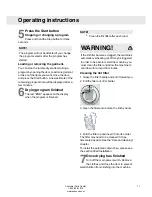 Preview for 11 page of Asko TDC111VACS Operating Instructions Manual