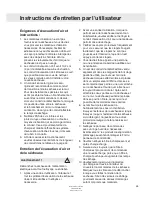 Preview for 45 page of Asko TLS752 XXL (French) Mode D'Emploi