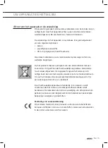 Preview for 13 page of Asko VD1611D Instructions For Use Manual