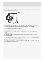 Предварительный просмотр 8 страницы Asko W2084C.W.AU Instructions For Use Manual