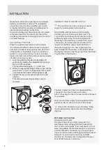 Предварительный просмотр 4 страницы Asko W4114CW Installation Instructions Manual