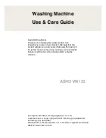 Asko W6122 Use & Care Manual предпросмотр