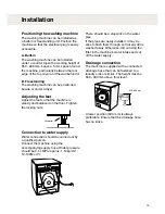 Предварительный просмотр 19 страницы Asko W6122 Use & Care Manual