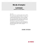 Asko W6324 (French) Mode D'Emploi предпросмотр