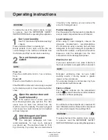 Предварительный просмотр 15 страницы Asko W6324W Operating Instructions Manual