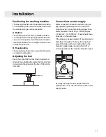 Предварительный просмотр 27 страницы Asko W6564 Operating Instructions Manual