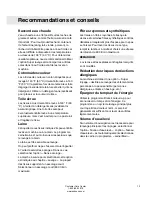 Preview for 13 page of Asko W6884 (French) Manuel D'Utilisation