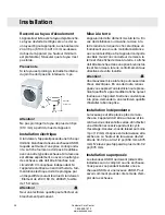 Preview for 34 page of Asko W6903 (French) Manuel Du Propriétaire