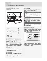 Preview for 7 page of Asko W8844XL W Operating Instructions Manual