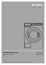 Asko WM75.C-P Instructions For Use Manual preview