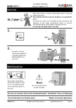 Предварительный просмотр 9 страницы ASKOMA AHIR-BI-plus-1.75 Fitting Instructions, User Manual And Service