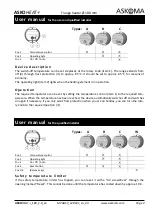 Предварительный просмотр 2 страницы ASKOMA ASKOHEAT-F Series Fitting Instructions, User Manual And Service