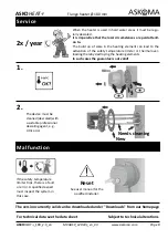 Предварительный просмотр 8 страницы ASKOMA ASKOHEAT-F Series Fitting Instructions, User Manual And Service