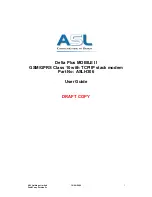 ASL Holdings Limited ASLH306 User Manual preview