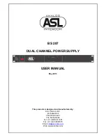 Preview for 1 page of ASL INTERCOM BS 287 User Manual