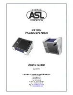 ASL INTERCOM DS 130L Quick Manual preview