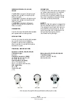 Preview for 2 page of ASL INTERCOM HS-1/D User Manual