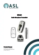 Preview for 1 page of ASL INTERCOM RPA01 Product Manual