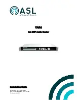 Предварительный просмотр 1 страницы ASL INTERCOM VAR4 Installation Manual