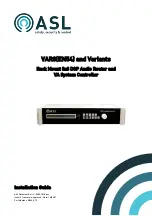 Preview for 1 page of ASL INTERCOM VAR8 Installation Manual