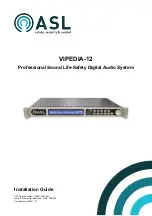 ASL INTERCOM VIPEDIA-12 Installation Manual preview