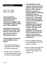 Preview for 3 page of aslotel 5516C Operating Instructions Manual