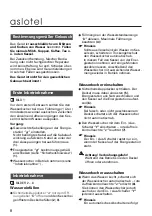 Preview for 6 page of aslotel E005500 Instructions For Use Manual