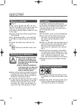 Preview for 12 page of aslotel E005500 Instructions For Use Manual