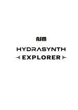 Предварительный просмотр 2 страницы ASM Polytouch HYDRASYNTH EXPLORER Owner'S Manual