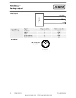 Preview for 14 page of ASM Posihall PH36 Installation And Operation Manual