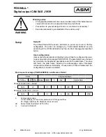 Preview for 32 page of ASM Posihall PH36 Installation And Operation Manual