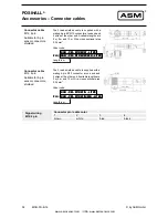 Preview for 36 page of ASM Posihall PH36 Installation And Operation Manual