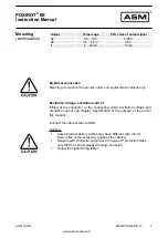 Предварительный просмотр 7 страницы ASM POSIROT PRAS Instruction Manual