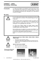 Preview for 6 page of ASM POSIROT Series Installation And Operation Manual