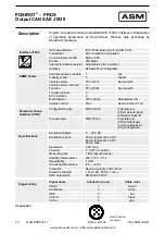 Preview for 30 page of ASM POSIROT Series Installation And Operation Manual