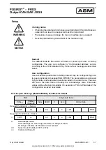 Preview for 31 page of ASM POSIROT Series Installation And Operation Manual