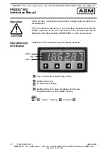 Предварительный просмотр 10 страницы ASM PRODIS-INC Instruction Manual