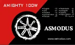 Preview for 2 page of asmodus AMIGHTY 100W Manual