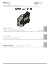 Preview for 1 page of ASO Safety Solutions ELMON 34-32 Operating Manual