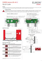 Preview for 3 page of ASO Safety Solutions ELMON wicom 85-463 Quick Manual